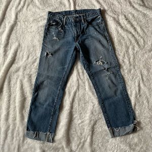 COPY - Ralph Lauren tomboy distressed jeans